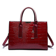 Bolsa de Couro Feminina Crocodile